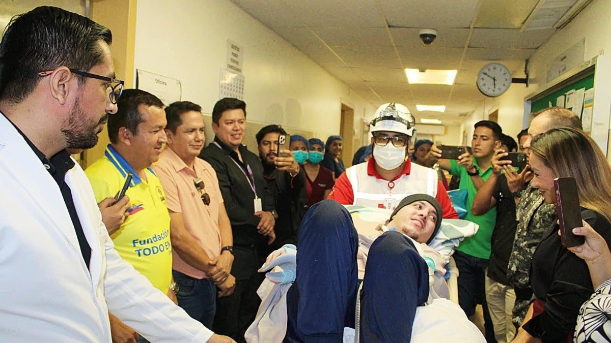 El joven permaneció 1 245 días en la casa de salud. (Hospital General Teófilo Dávila)