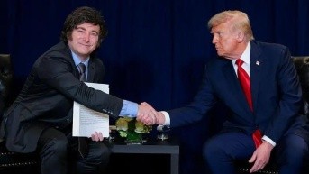 Javier Milei y Donald Trump se reunirán una vez más el 14 de octubre en la Casa Blanca. (Getty Images)