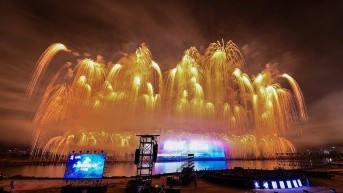 Fuegos artificiales en Liuyang. (Foto: Internet.)