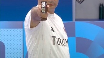 Yasuf Dikec en los Juegos Olímpicos de París 2025 (Foto de EuroSport)