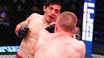 Adrián Luna Martinetti, ganó contrato y bono en la UFC. (UFC)