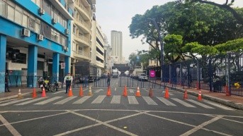 La avenida Malecón permanecerá cerrada hasta la madrugada del sábado 11 de octubre, por las fiestas de Independencia de Guayaquil. (ATM)