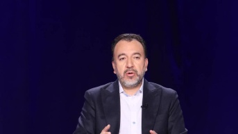 El alcalde de Quito Pabel Muñoz rechazó la militarización de la capital durante la marcha. (Archivo)