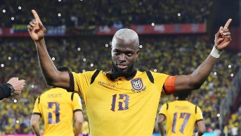 Enner Valencia, goleador histórico de Ecuador. (FEF)