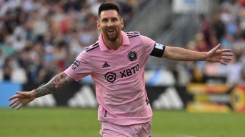 Lionel Messi celebra un gol con el Inter Miami (Foto: Internet)