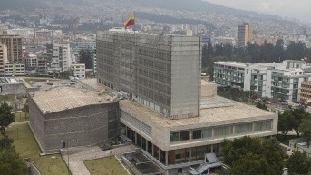 Los exteriores del edificio de la Asamblea Nacional en Quito. (Flickr de la Asamblea Nacional)