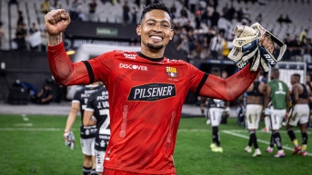 José David Contreras regresó a los entrenamientos de Barcelona SC. (Redes sociales)