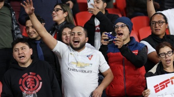 Liga de Quito recibe a Palmeiras en el estadio Rodrigo Paz Delgado. (API)