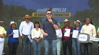 Daniel Noboa se pronunció sobre el paro nacional. Dijo que están abiertos al diálogo pero con la gente que quiere trabajar. (Captura de pantalla)