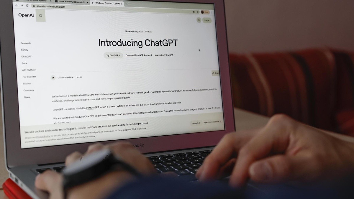 Fotografía de archivo de ChatGPT. (EFE)