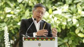 El presidente de Colombia, Gustavo Petro, en una fotografía de archivo. (EFE)