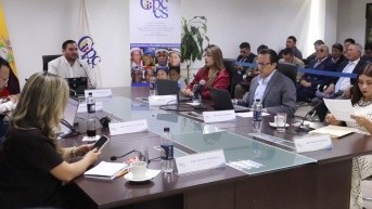 La reunión de los integrantes del Cppcs, en Quito. (Cortesía del Cpccs)