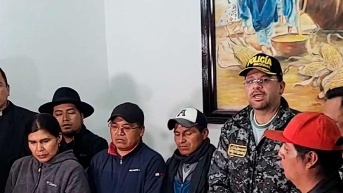 El pasado miércoles, el ministro del Interior, John Reimberg, dijo que había alcanzado una tregua con líderes indígenas Imbabura, algo que la Conaie no reconocía. (Cortesía)