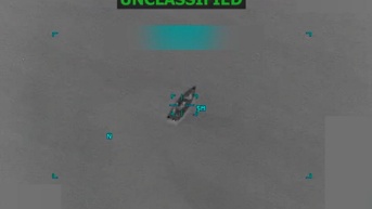 Captura de pantalla de un video publicado en la cuenta oficial de Truth Social (@realDonaldTrump) del presidente de Estados Unidos, Donald Trump, que muestra un ataque del Ejército estadounidense a una lancha en el Caribe. (EFE)