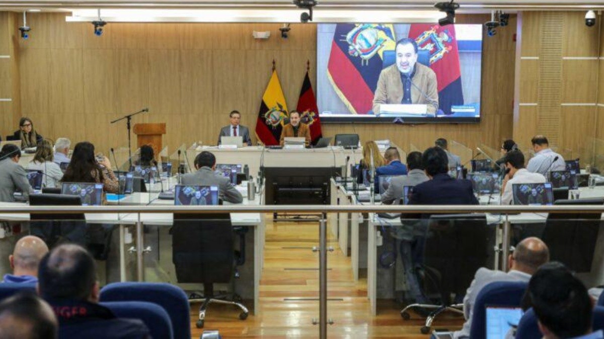 La sesión del Concejo Metropolitano de Quito. (Cortesía de Quito Informa)