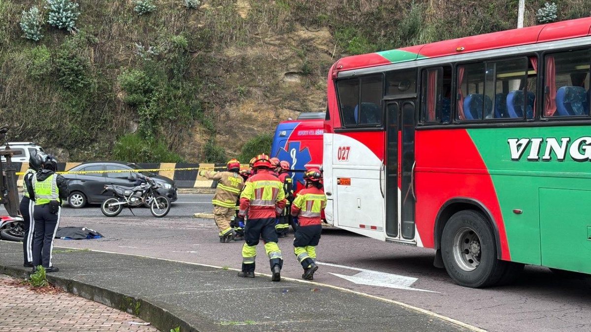 Un siniestro en El Trébol deja dos víctimas mortales. (Andrea Marín/ECUAVISA)