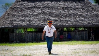 Marlon Vargas, presidente de la Conaie. (Cuenta X @MarlonVargasEc)