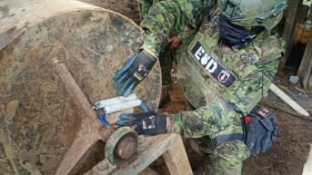 Operativo contra la minería ilegal (Fuerzas Armadas)