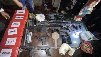 Armas ilegales incautadas (Policía Nacional)