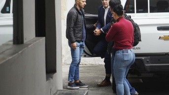 Quito, martes 22 de julio de 2025. Audiencia de formulación de cargos en contra de Santiago Díaz. (API)