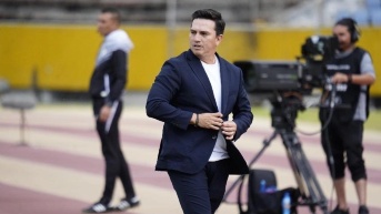 El entrenador de Guayaquil City, Pool Gavilánez (API)