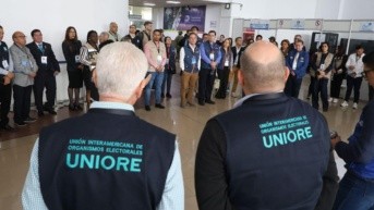 Imagen de los observadores del proceso electoral 2025. (CNE)