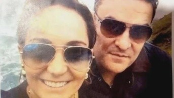 Imagen de María Paula Christiansen y José Serrano. (Televistazo)