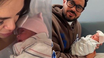 Natti Natasha y Raphy Pina junto a su hija Dominique Isabelle. (Fotos: Internet)