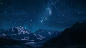 Representación del paso de un cometa por la Tierra. (Freepick)