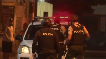 Imagen de la Policía Nacional en una escena de crimen en Guayaquil. Foto de archivo. (Televistazo)