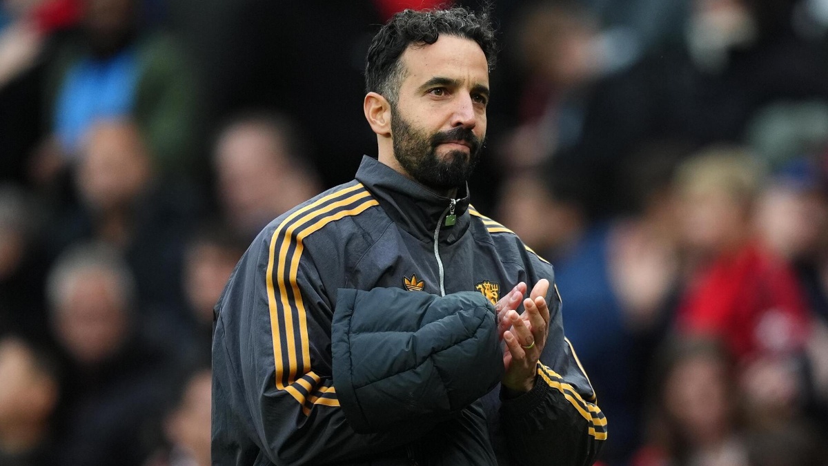 El técnico del Manchester United, Ruben Amorim, respondió a las críticas de Ronaldo. (REDES)