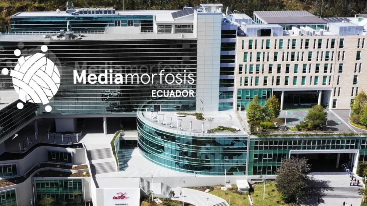 Universidad de las Américas con el logo de Mediamorfosis Ecuador 2025 (Cortesía UDLA)