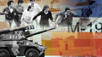 Algunos rehenes lograron salir del Palacio antes de recrudecerse la operación de retoma del Ejército. (BBC Mundo)