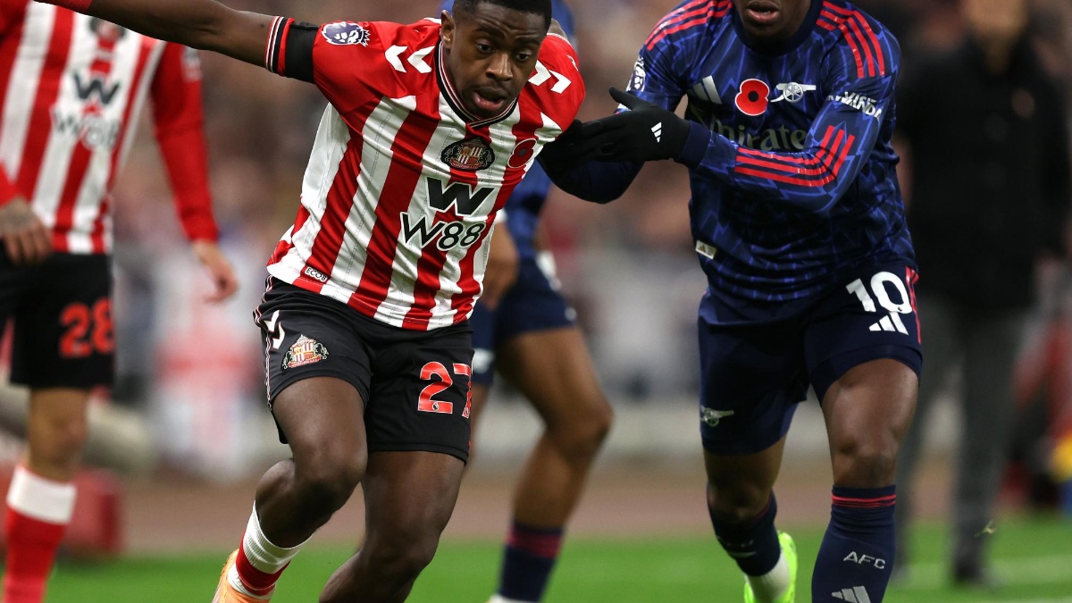 Sunderland igualó con el Arsenal de Piero Hincapié por la Premier League. (Redes sociales)