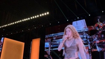 Shakira en el concierto en Quito. (Foto: Jhoel Banegas.)