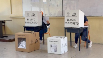 Simulacro de votación. (Foto: CNE)