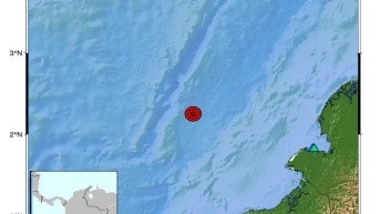 El sismo tuvo su epicentro en el océano Pacífico, con una profundidad superficial menor a 30 km. (Servicio Geológico Colombiano)