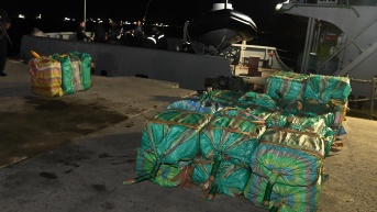 Los oficiales detallaron que se trató de 3,93 toneladas de droga, valoradas en USD 100 millones en Estados Unidos y USD 140 millones en Europa. (API)