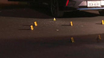 Imagen de balacera frente al colegio Aguirre Abad. (Televistazo)