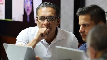 Imagen de una audiencia judicial contra Wilman Terán. (Hamilton López / API)