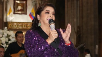Paulina Tamayo es considerada la Grande del Ecuador por su amplia trayectoria musical. (RRSS)