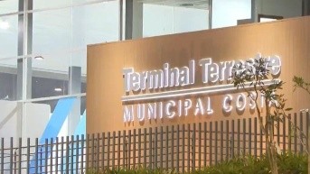 Imagen de la Terminal Terrestre Municipal Costa. (Televistazo)