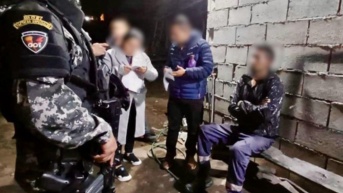 Operativo ejecutado entre Fiscalía y la Policía Nacional. (Fiscalía)