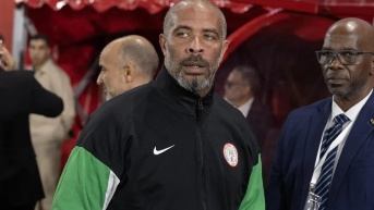 El seleccionador de Nigeria, Eric Chelle. (ARCHIVO)