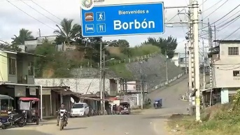 Foto del ngreso de Borbón. (Televistazo)