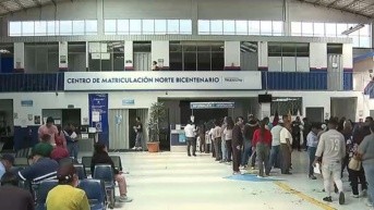 Centro de Matriculación vehicular en el parque Bicentenario. (Foto: Internet)