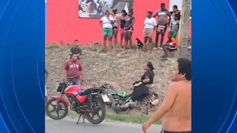 El crimen ocurrió pasadas las 18:00 afuera de un motel. La víctima fue identificada como Katya Villarial Macías y tenía 25 años. (Cortesía)