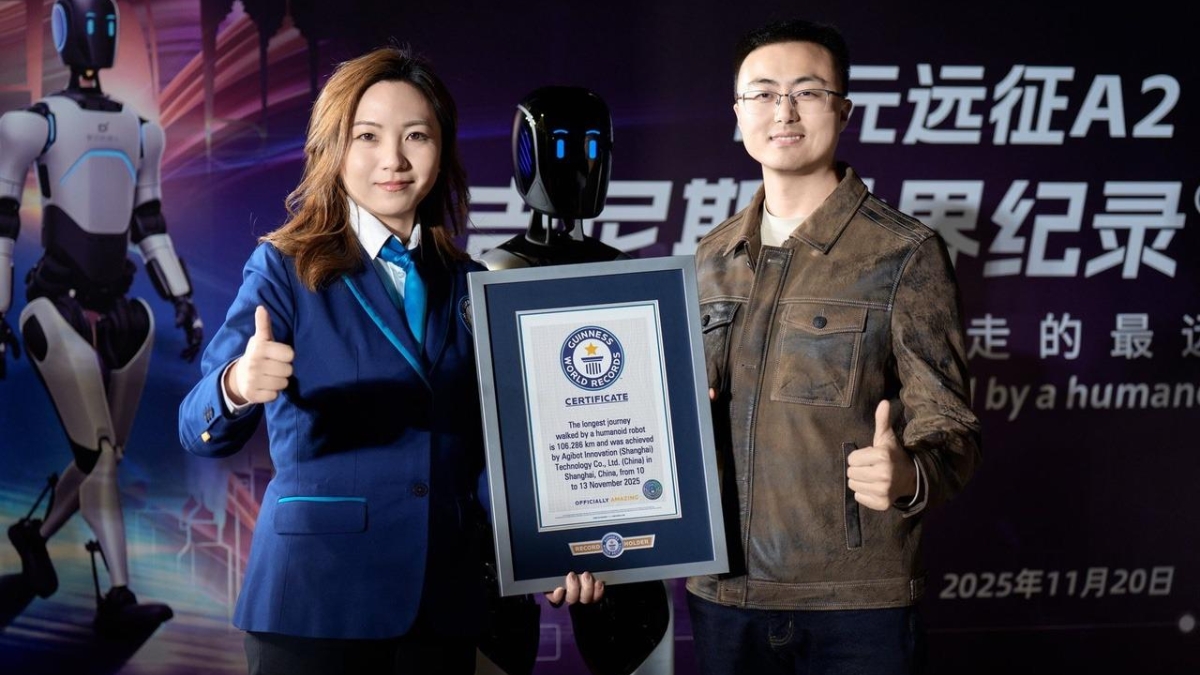 Un robot en China recorre más de 100 km y obtiene un récord Guinness. (Ecuavisa)