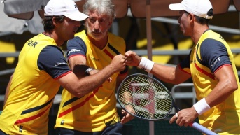 La selección ecuatoriana de tenis. (ARCHIVO)