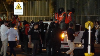 La mañana del lunes 24 de noviembre de 2025, se reinstaló la audiencia de juicio contra 17 militares en el caso Las Malvinas. Es la cuarta semana de audiencias. (API)